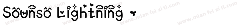 Sounso Lightning英字体转换